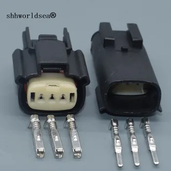 Shhworldsea 3-контактный разъем-розетка для автоматического электрического корпуса, соединительный кабель, незапечатанный соединительный штекер 33471-0306 33471-0301 33481-0301