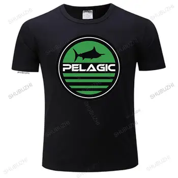 мужская летняя футболка высокого качества Aquatic New Pelagic Fishing Diy Приталенная футболка 0031AE унисекс модная футболка с круглым вырезом, черная