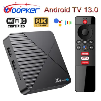 Wopker ATV X88 MINI 13 TV Android 13 Smart TV BOX 8K RK3528 WiFi6 Bluetooth 5,0 Голосовой Пульт Дистанционного Управления YouTube Netflix Телеприставка